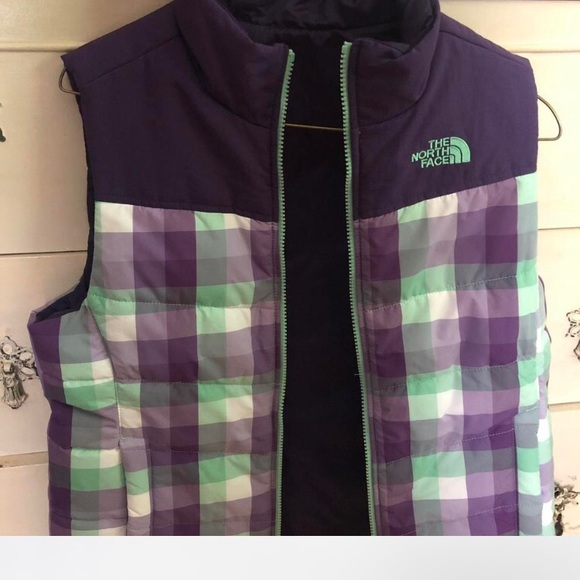 North Face vintage winter plaid vest S - M sized - Picture 1 of 4